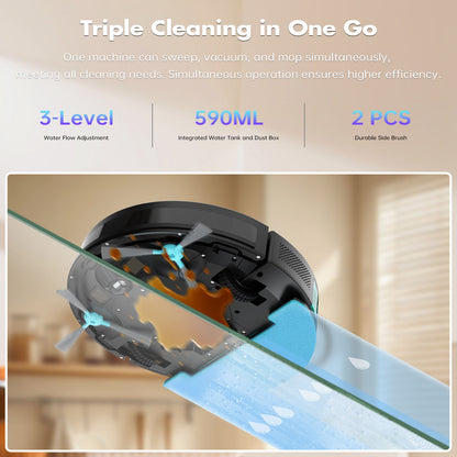 3-in-1 Suction Robot Vacuum