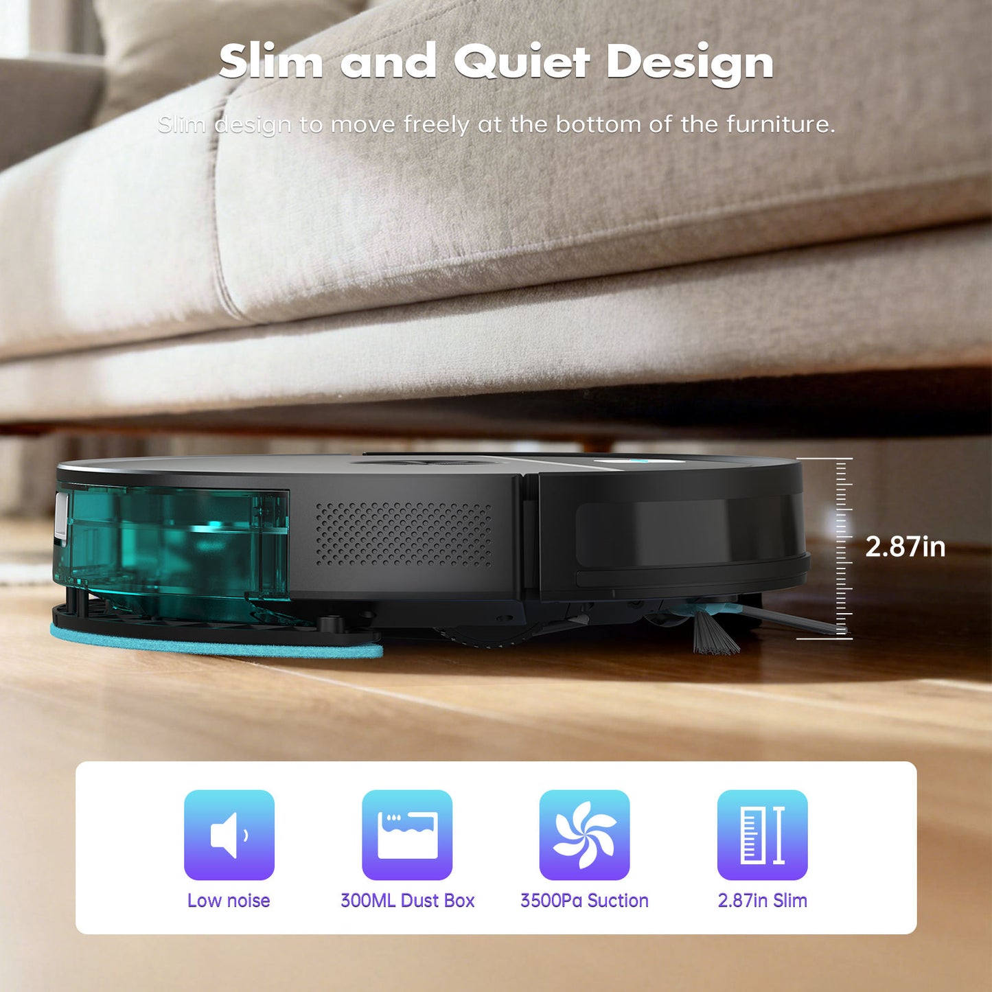 3-in-1 Suction Robot Vacuum